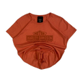 1670 Harley Davidson Women's Museum Short Sleeve T Shirt Orange L