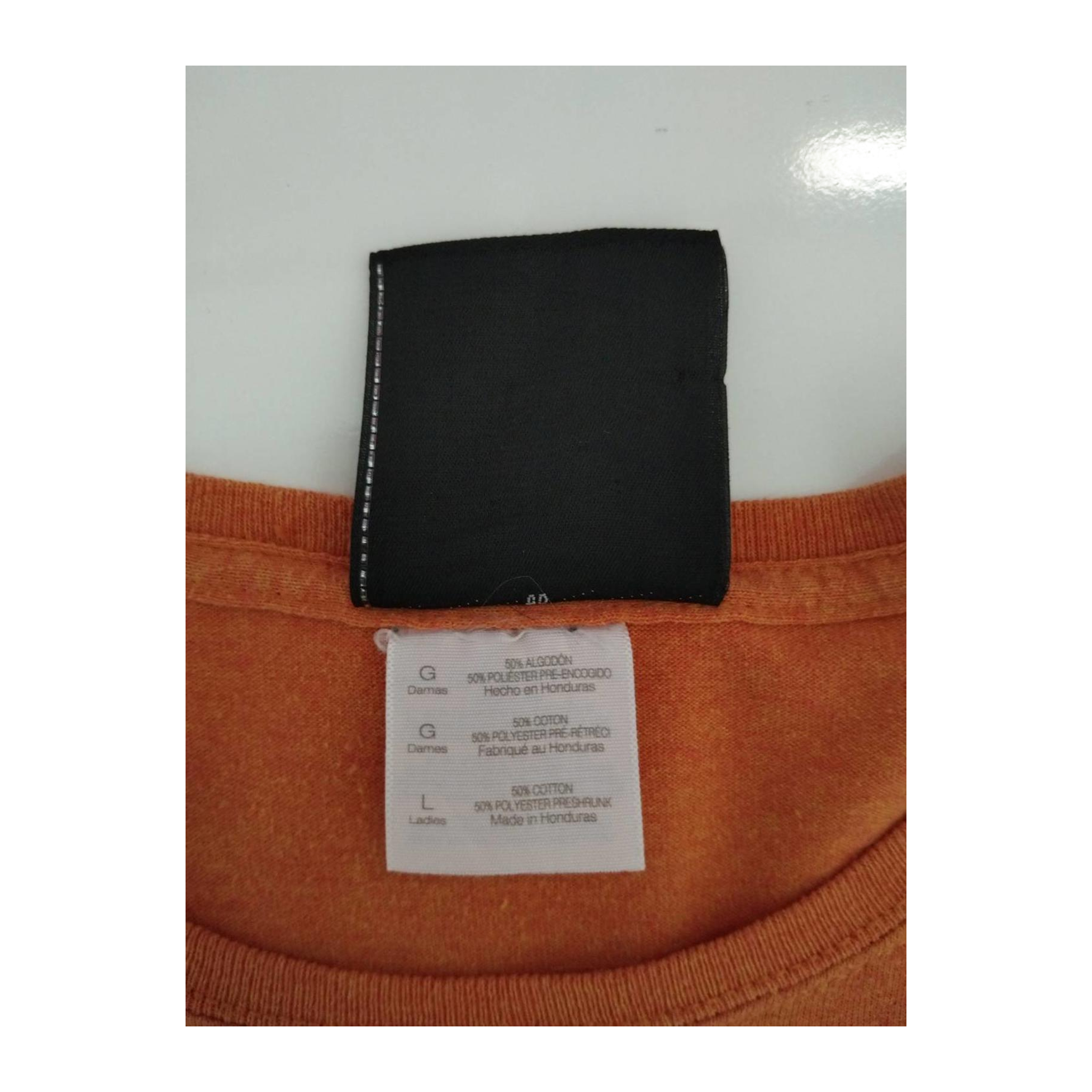 1670 Harley Davidson Women's Museum Short Sleeve T Shirt Orange L