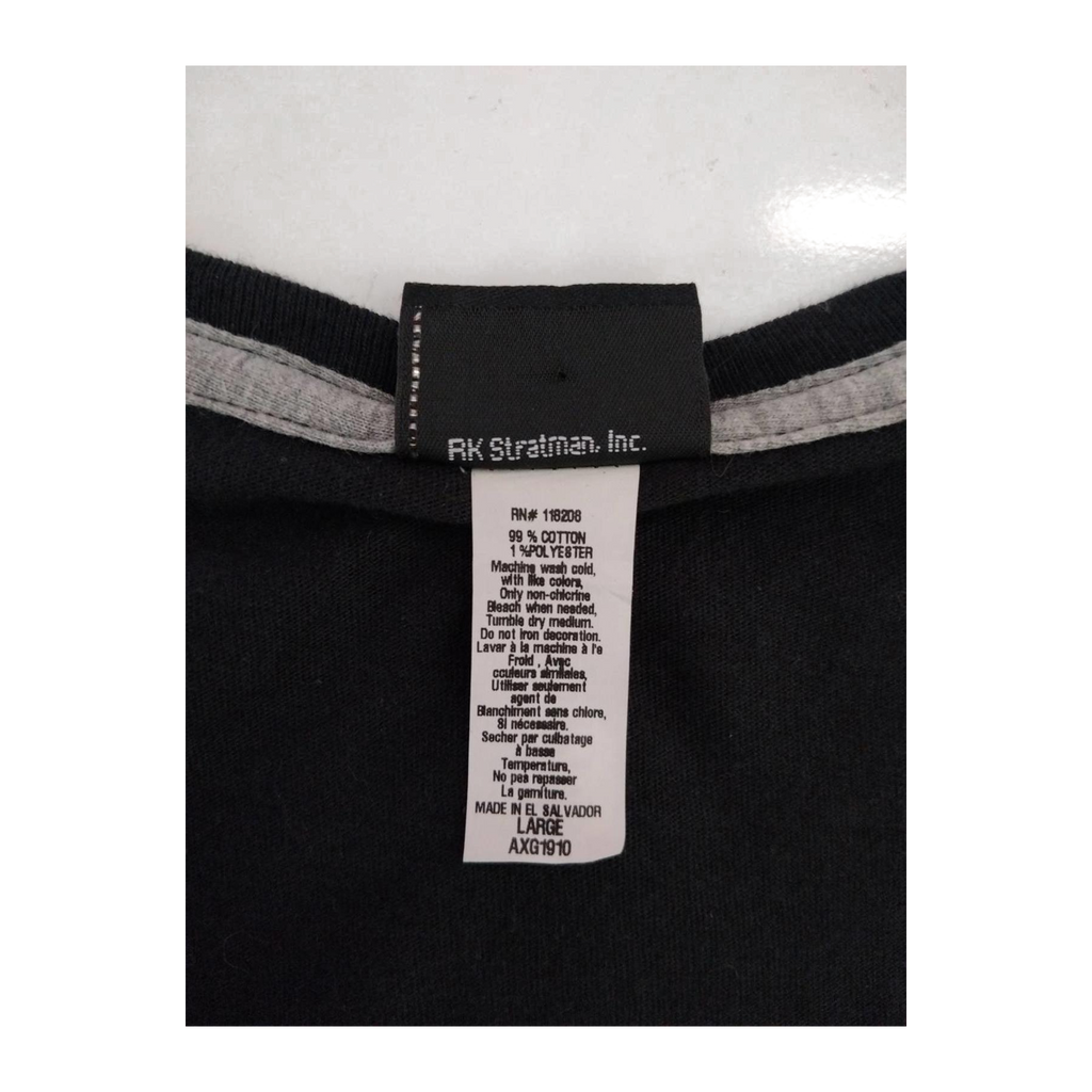 1669 Harley Davidson Women's Deep V Neck Short Sleeve T Shirt Black L