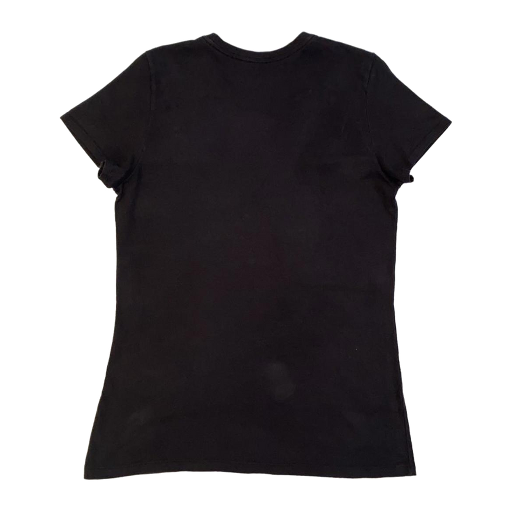 1685 Harley Davidson Women's USA 1 Flag Short Sleeve T Shirt Black L