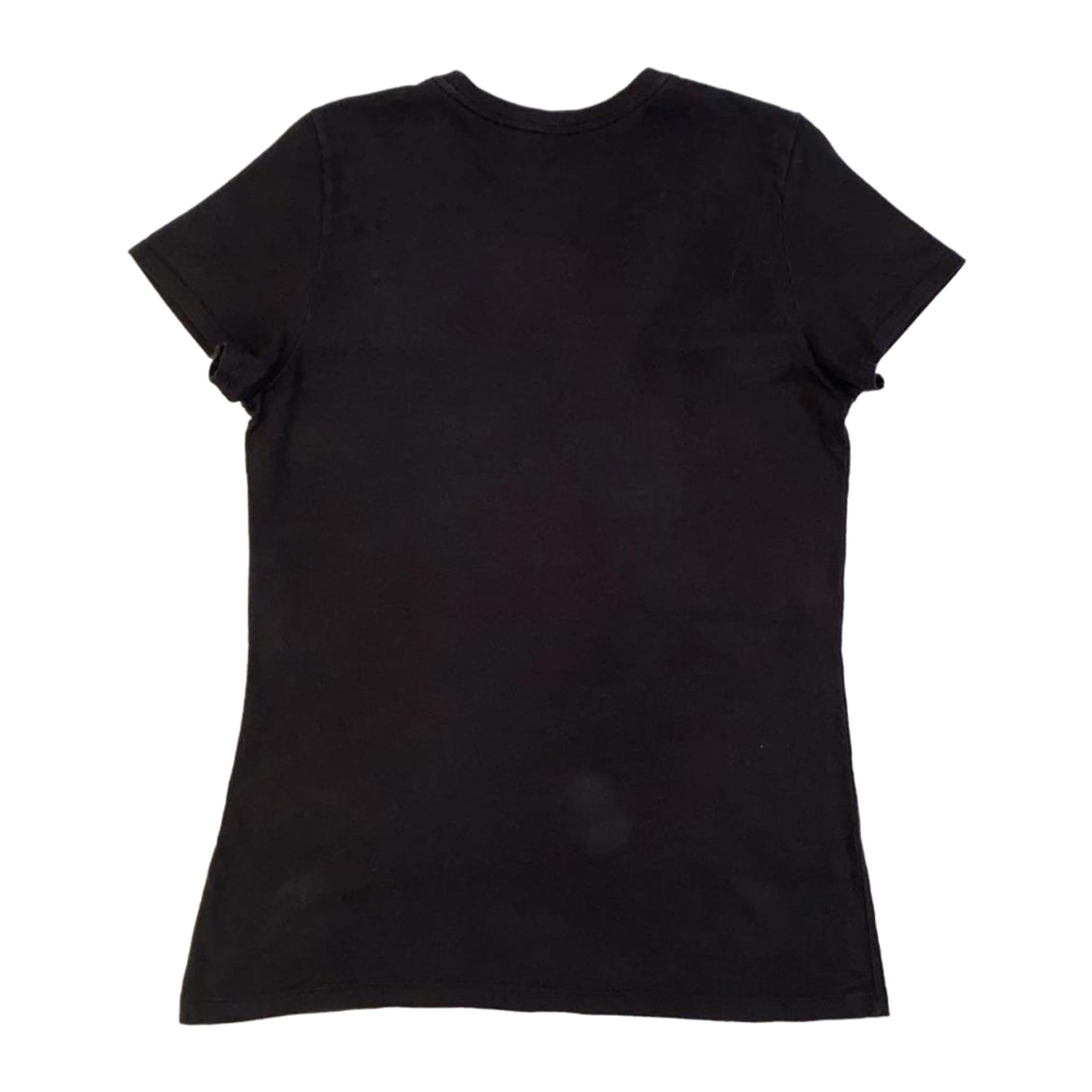 1685 Harley Davidson Women's USA 1 Flag Short Sleeve T Shirt Black L