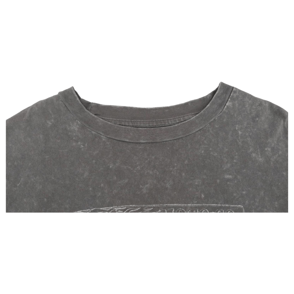 Jamieson Motors Women's 75th Anniversary Relaxed Fit Short Sleeve T Shirt Greige XS
