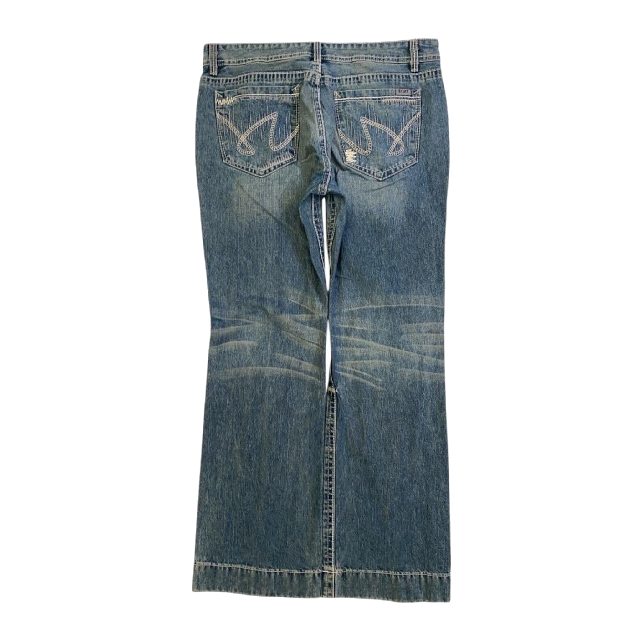 1001 Cruel Y2K Women's Flared Denim Jean 14