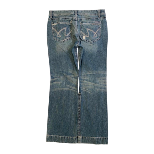 1001 Cruel Y2K Women's Flared Denim Jean 14