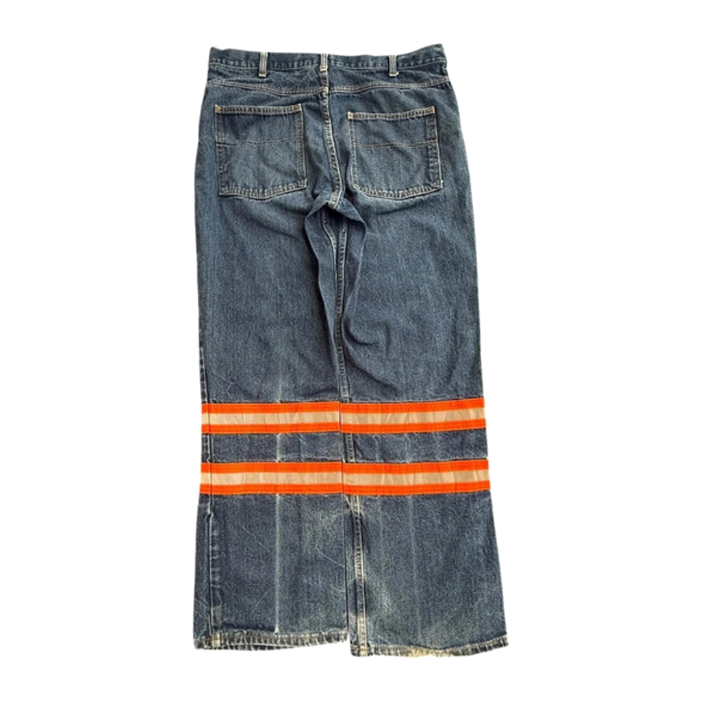 383 Caspia Y2K Baggy Reflective Jeans W38 L31