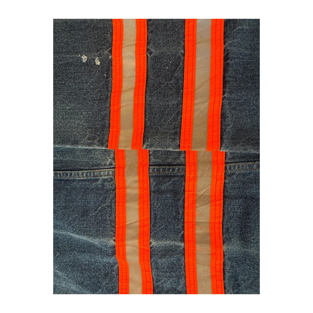 383 Caspia Y2K Baggy Reflective Jeans W38 L31