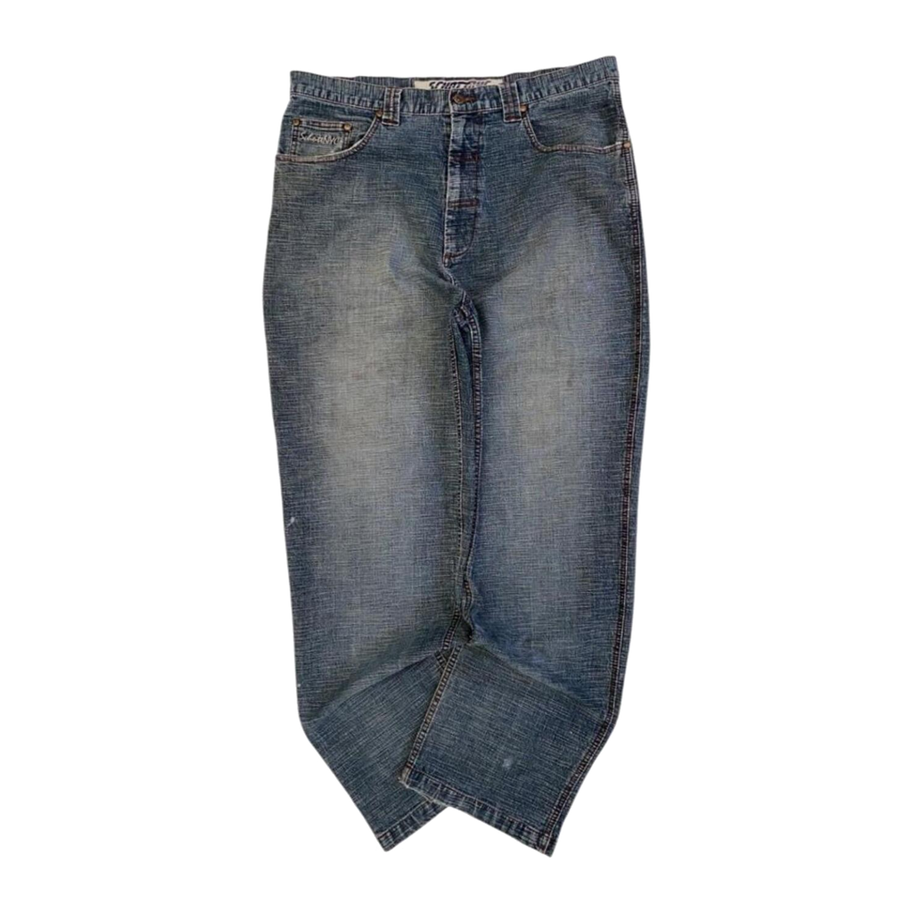 0025 Schott NYC Hip Hop Baggy Jeans Y2K W38 L34