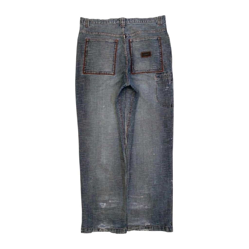 0025 Schott NYC Hip Hop Baggy Jeans Y2K W38 L34