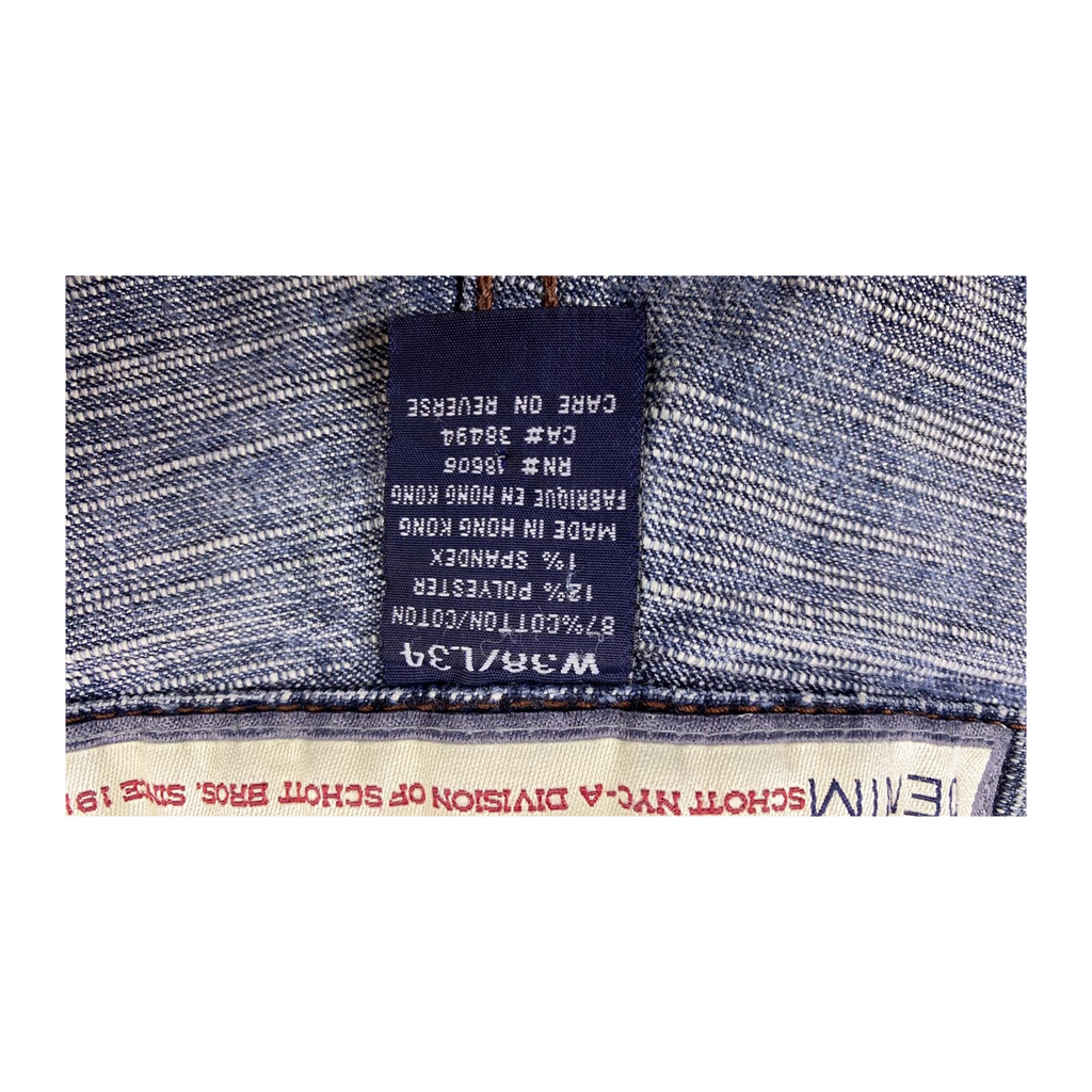 0025 Schott NYC Hip Hop Baggy Jeans Y2K W38 L34