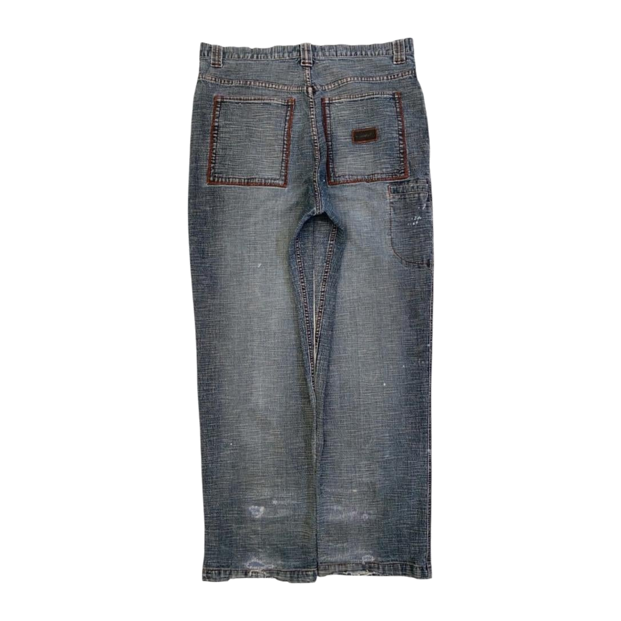 0025 Schott NYC Hip Hop Baggy Jeans Y2K W38 L34