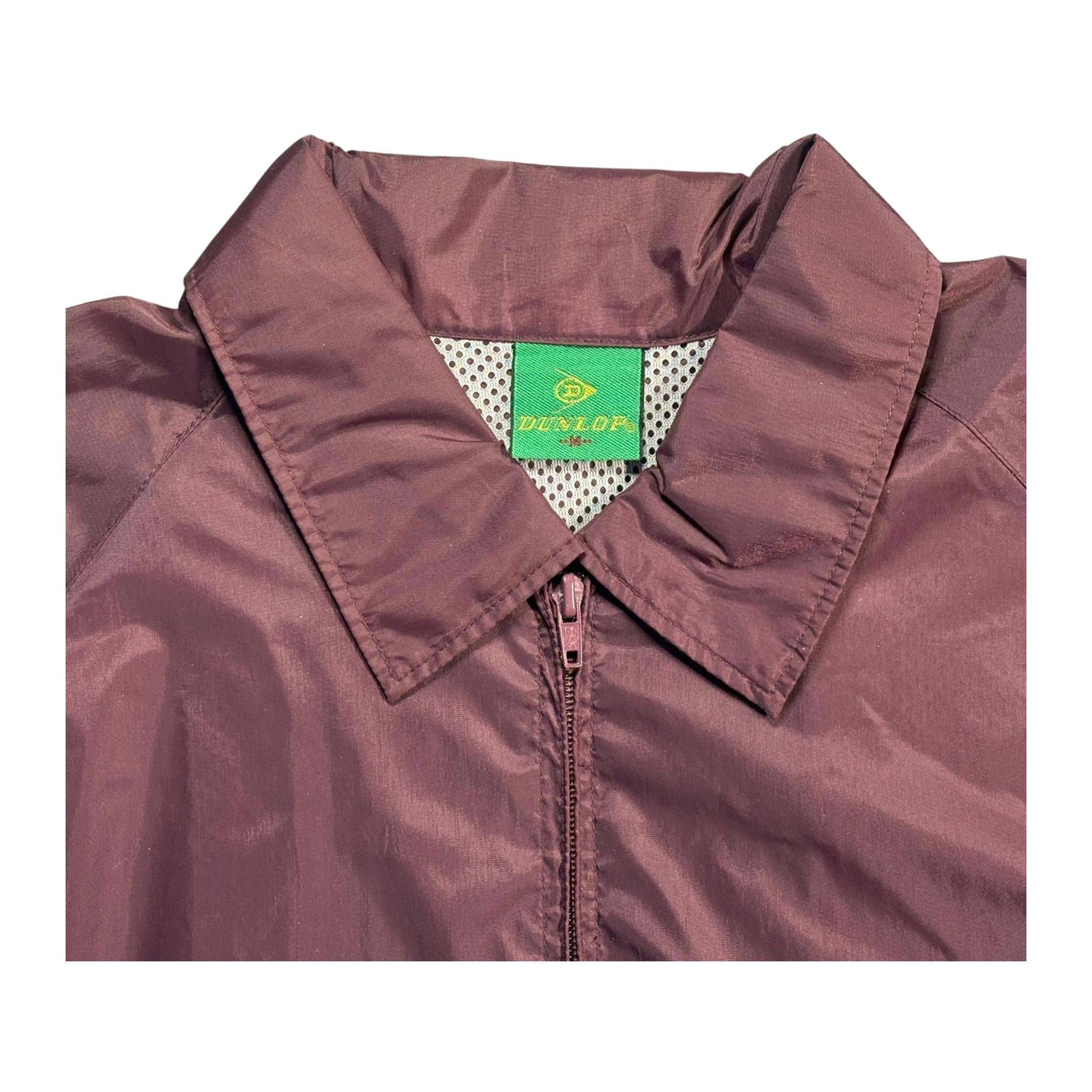 1090 Dunlop Vintage 90s Windbreaker Maroon M