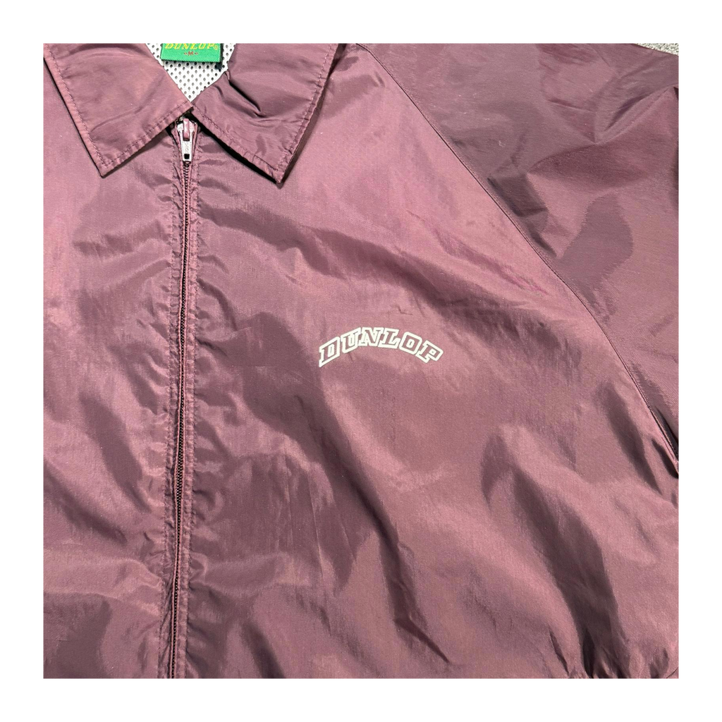 1090 Dunlop Vintage 90s Windbreaker Maroon M
