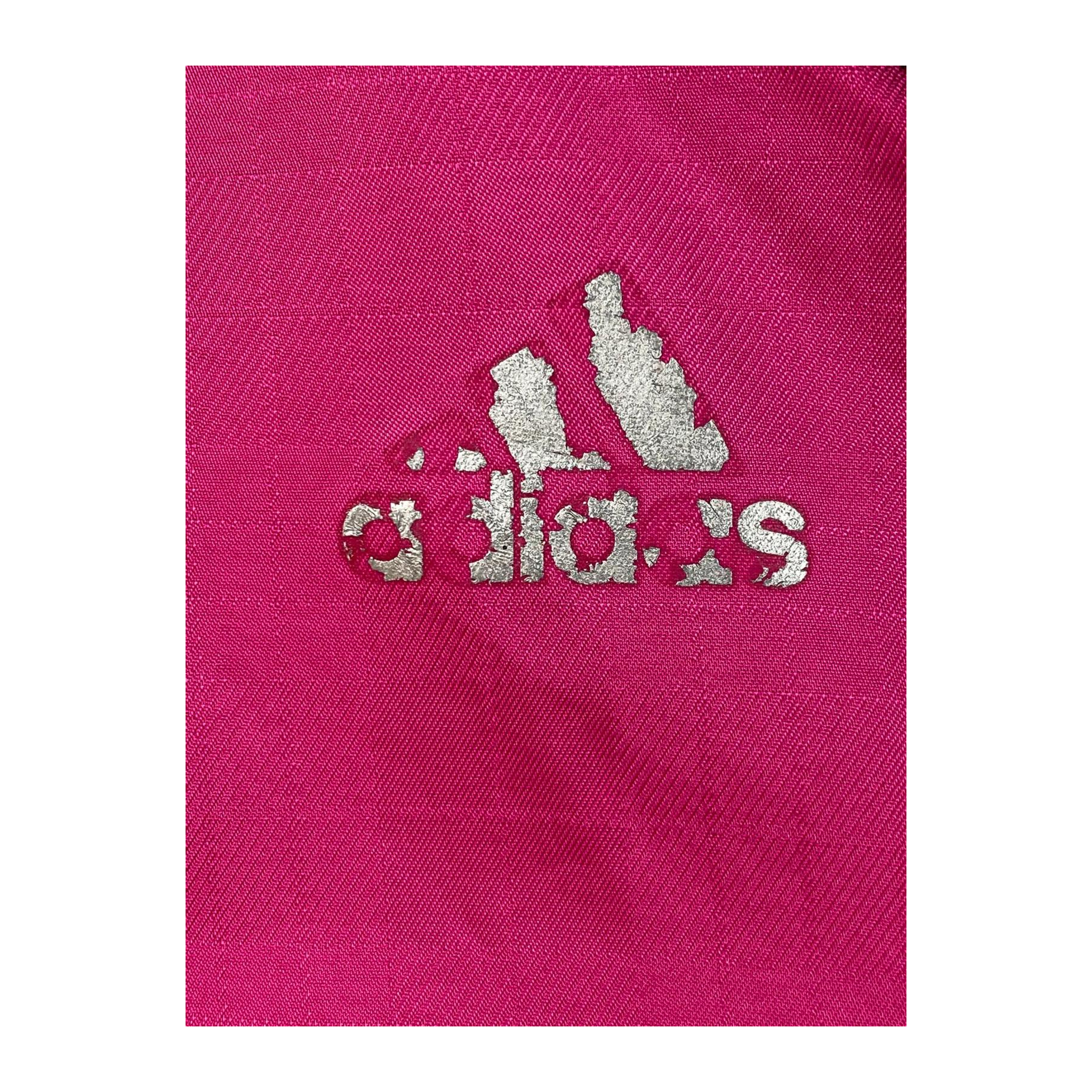 1754 Adidas Women's ClimaProof Soft Shell Athletic Running Windbreaker Pink M