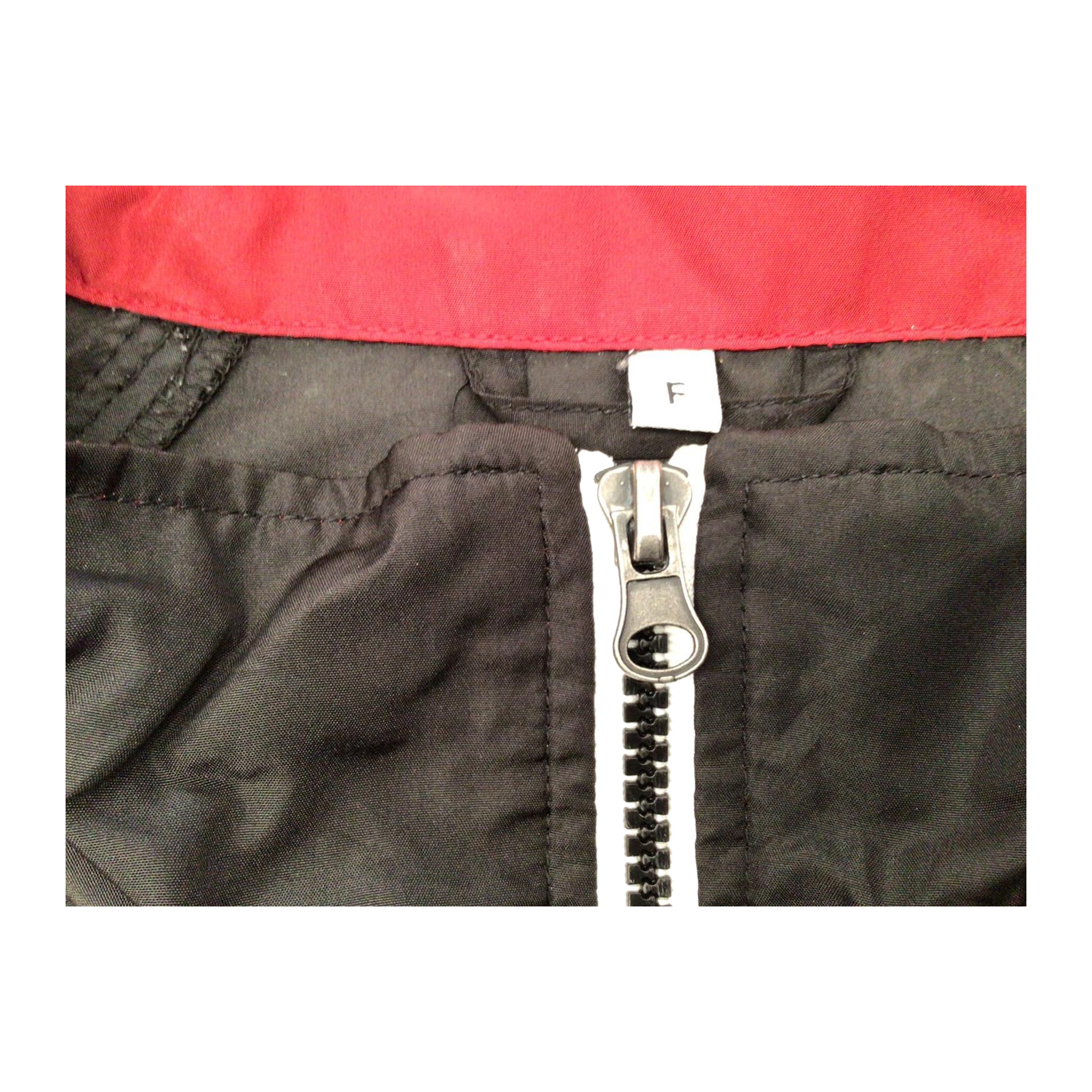1587 Gamakatsu Japan Vintage 90s Colorblock Zip Up Windbreaker Red M