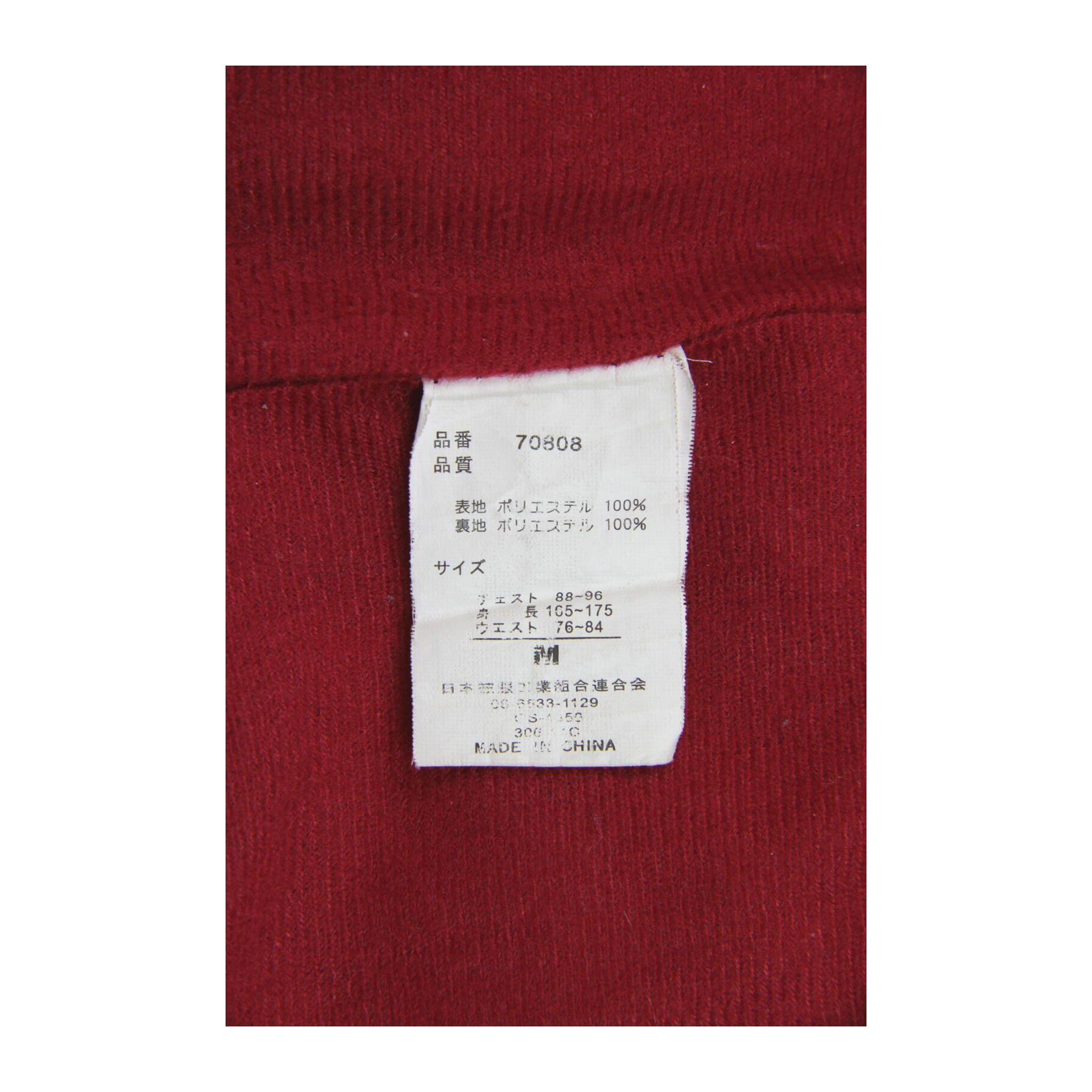 1098 Biffi Sport Japan Y2K Vintage Fleece Lined Jacket M