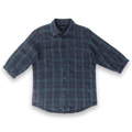 Nom De Guerre Quarter Sleeve Button Up Plaid Shirt Green M
