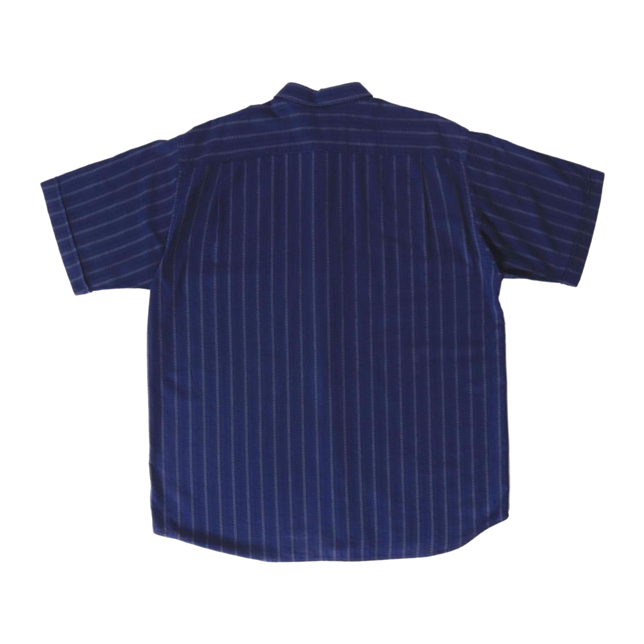 811 Christian Dior Monsieur Vintage 90s Made in France Striped Button Up Navy M