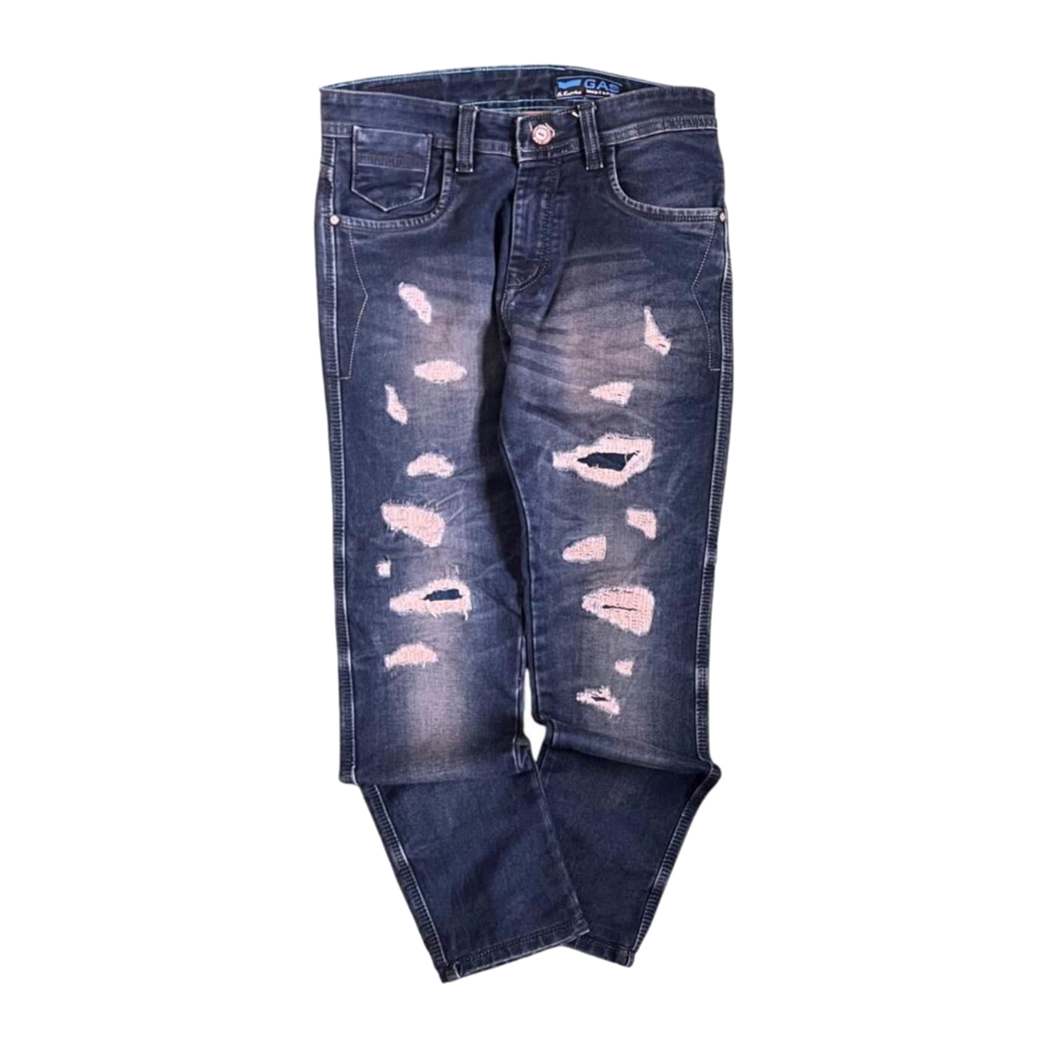 374 Gas Women's Y2K Distressed Denim Jeans 10