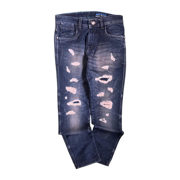 Gas Women's Y2K Distressed Denim Jeans 10