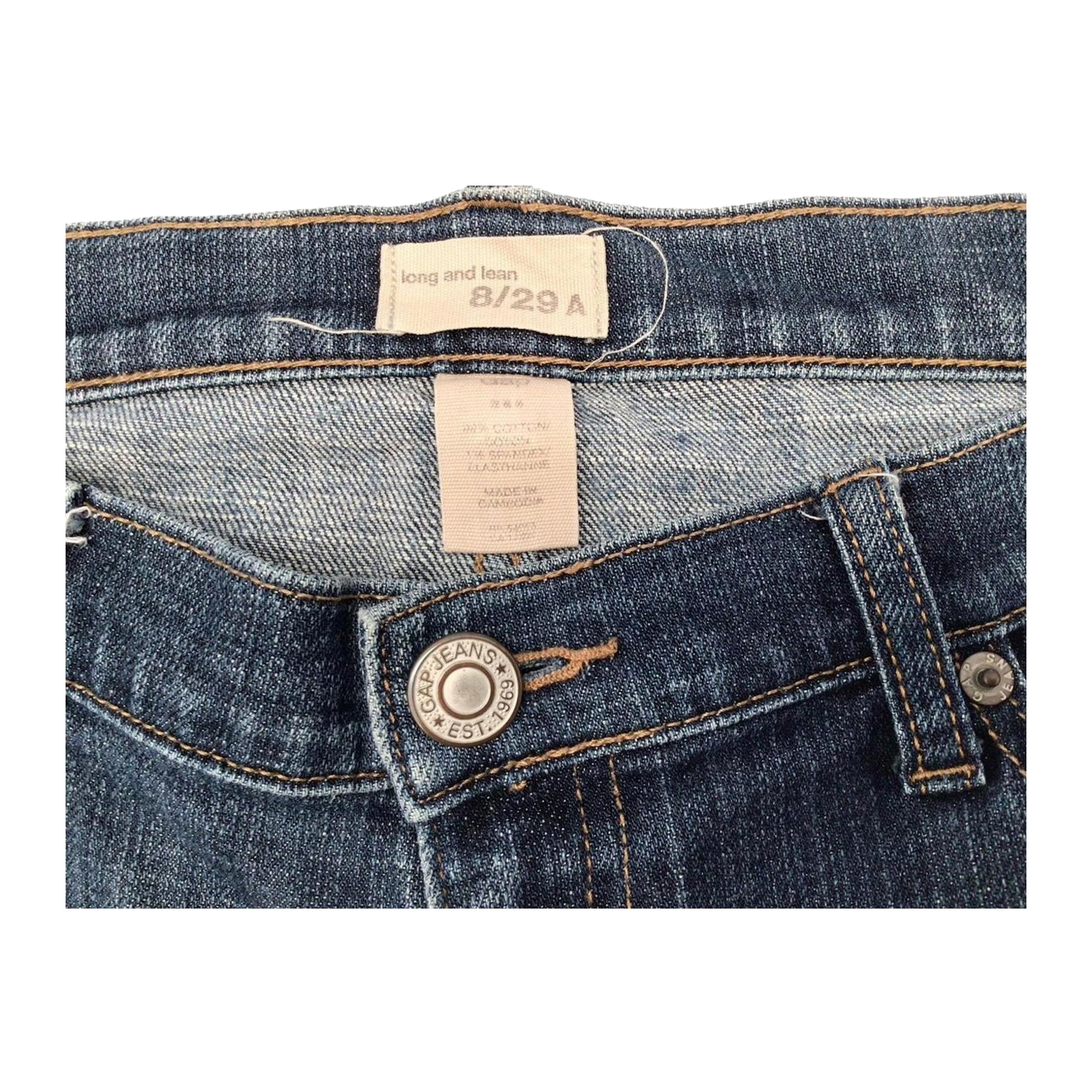 3090 GAP Women's Vintage Y2K Long and Lean Flared Jeans Vintage 8