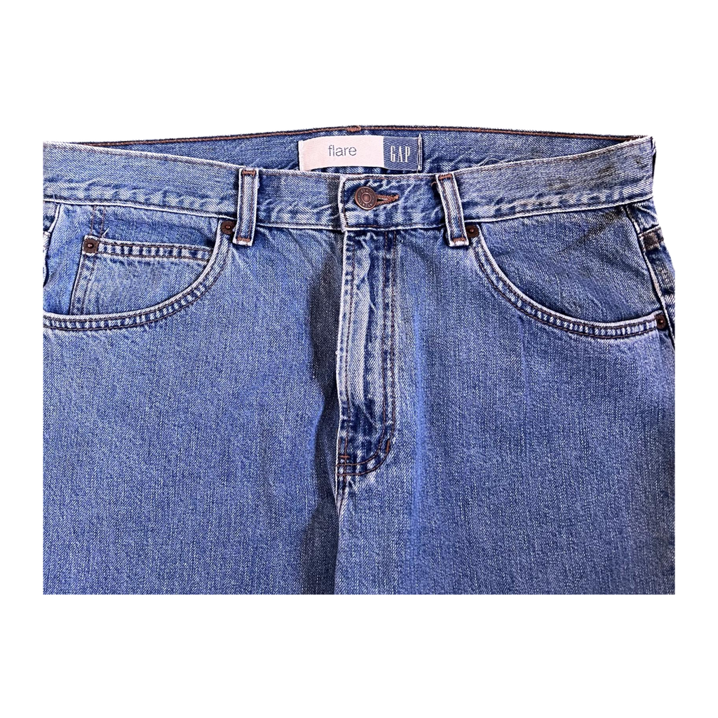 2952 Gap 90s Vintage Made in USA Flare Denim Jeans 12