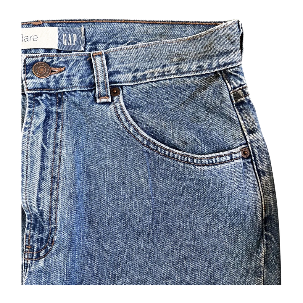 2952 Gap 90s Vintage Made in USA Flare Denim Jeans 12