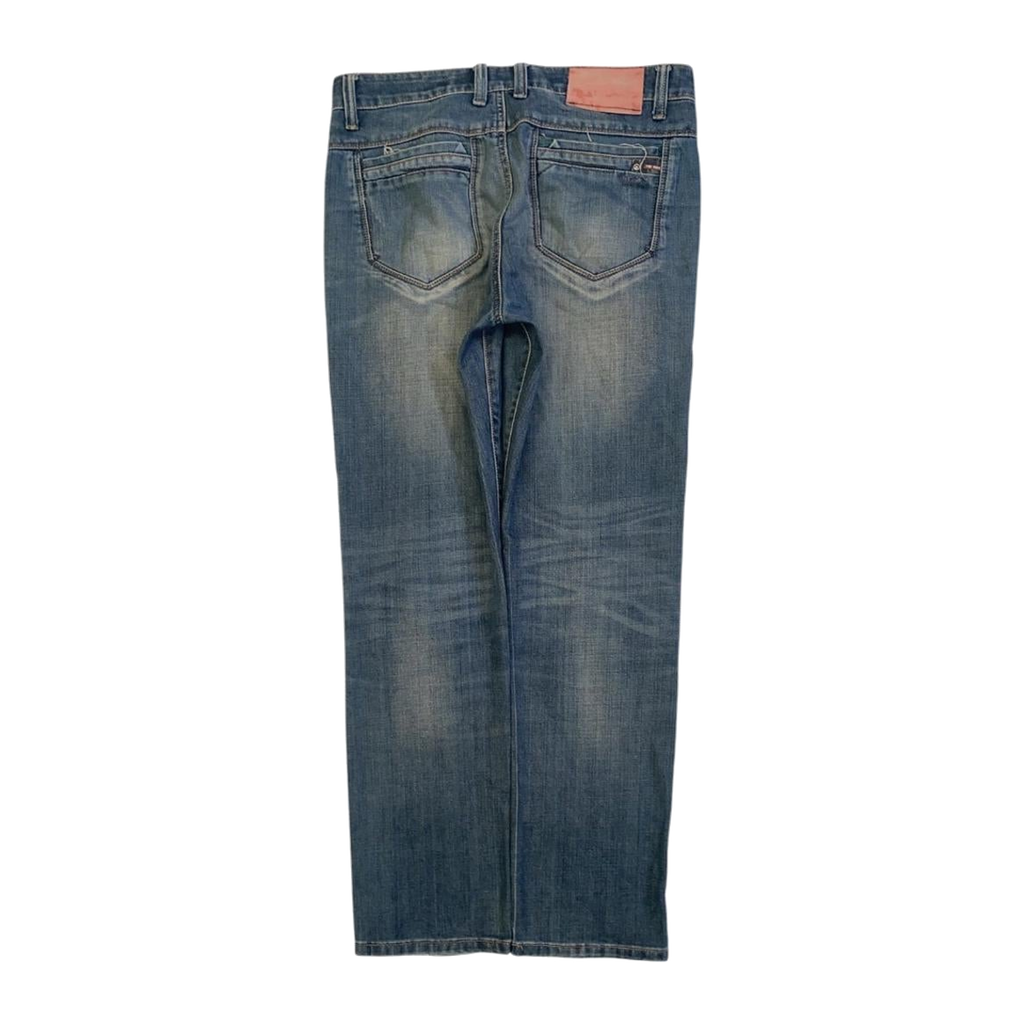 987 Gaoji Japan Y2K Women's Straight Leg Denim Jean 10