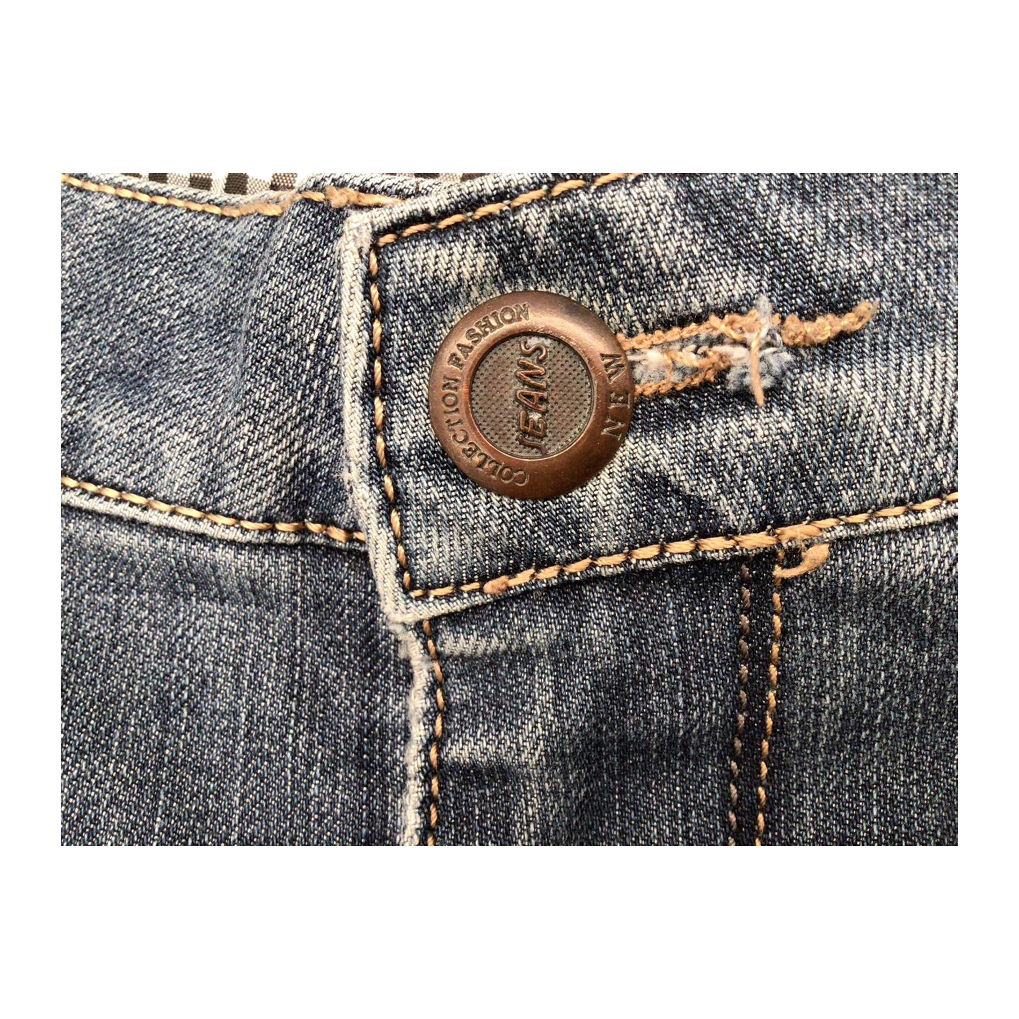 987 Gaoji Japan Y2K Women's Straight Leg Denim Jean 10