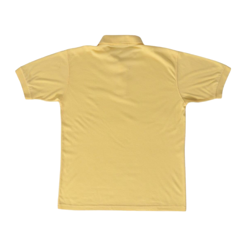 1522 Emporio Armani Gold Label 1980’s Vintage Men's Polo Yellow M