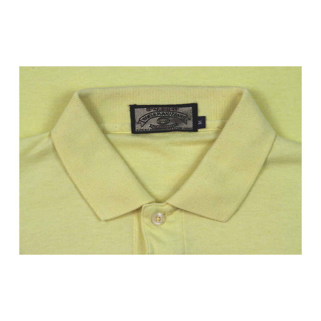 1522 Emporio Armani Gold Label 1980’s Vintage Men's Polo Yellow M