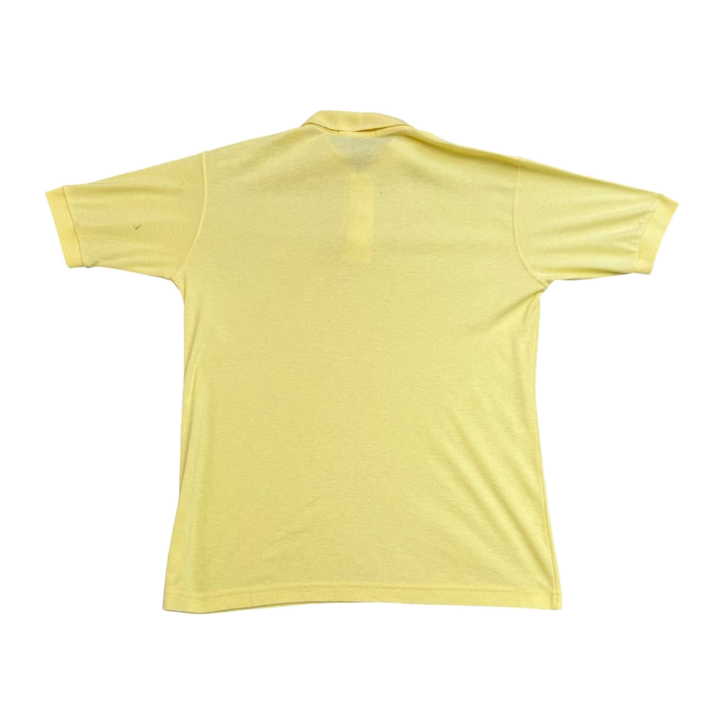 1522 Emporio Armani Gold Label 1980’s Vintage Men's Polo Yellow M