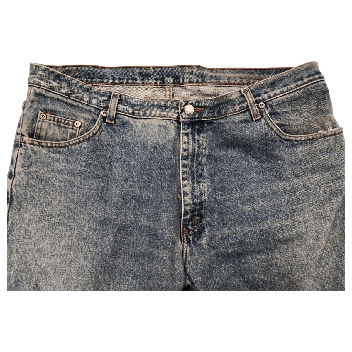 Members Mark Men's Relaxed Fit Denim Jeans Blue W40 L32