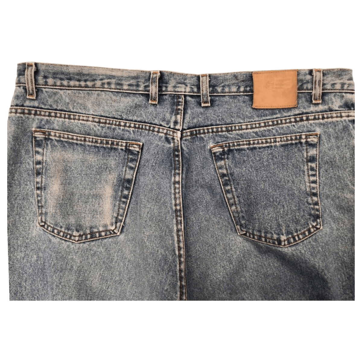 Members Mark Men's Relaxed Fit Denim Jeans Blue W40 L32