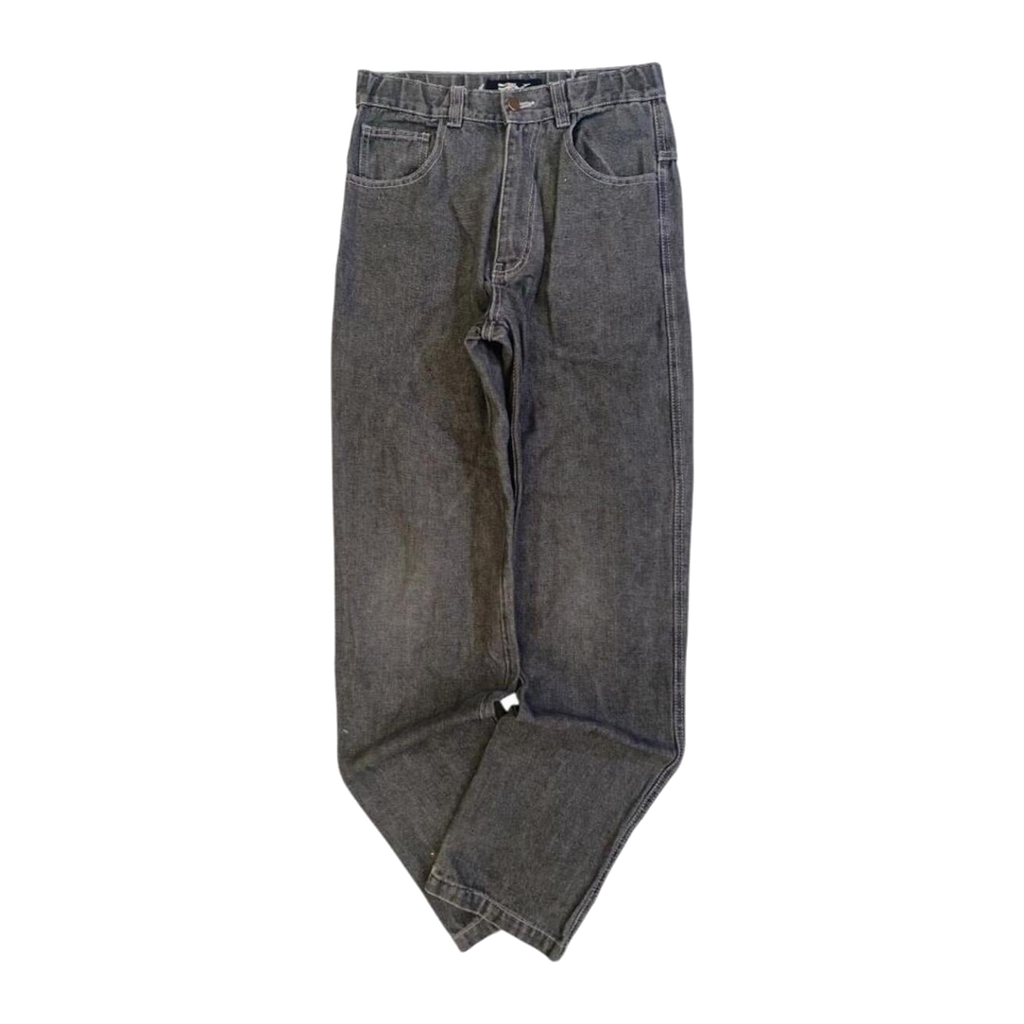 997 Ex Jeans Women's Y2K Midrise Straight Leg Denim Jean Grey 4