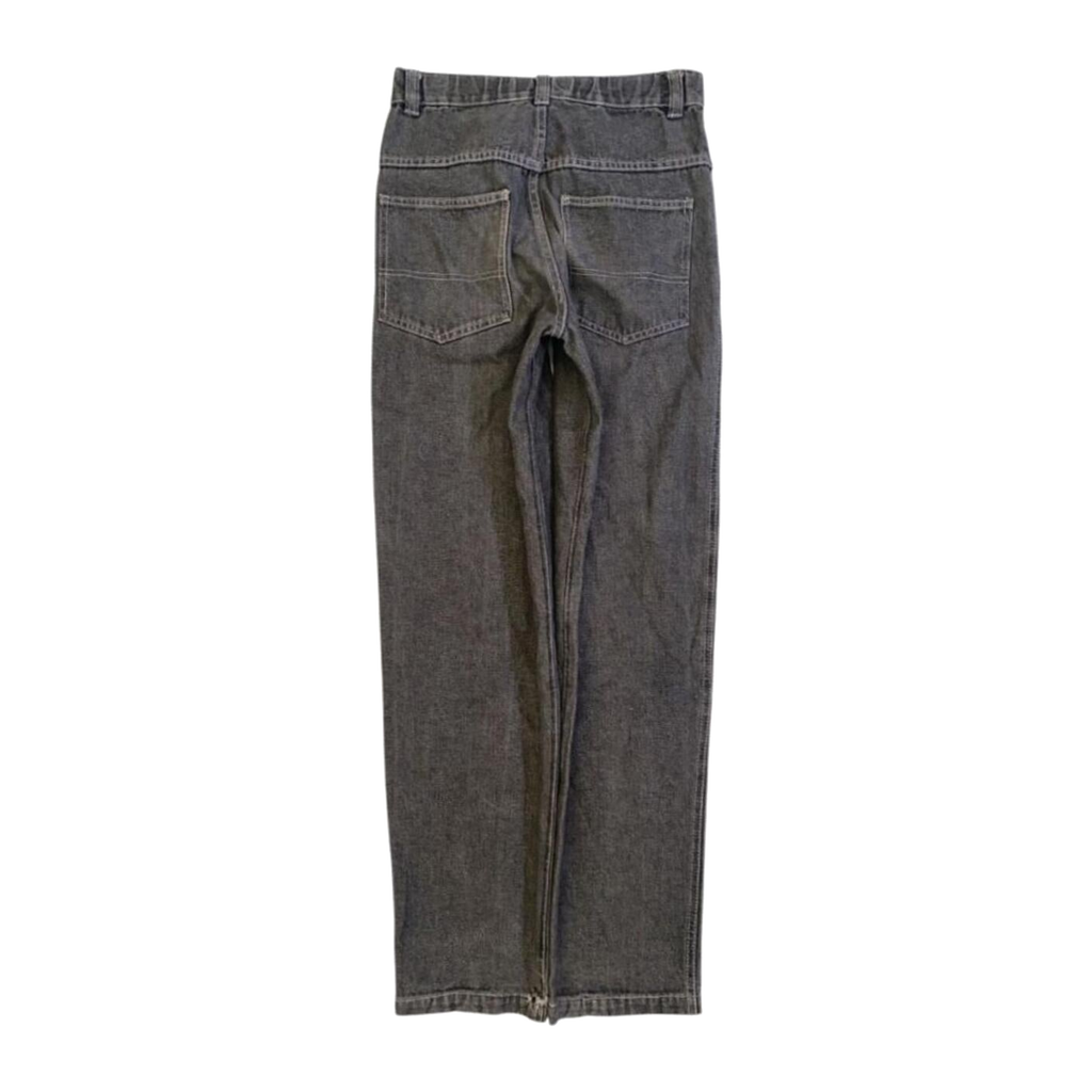 997 Ex Jeans Women's Y2K Midrise Straight Leg Denim Jean Grey 4