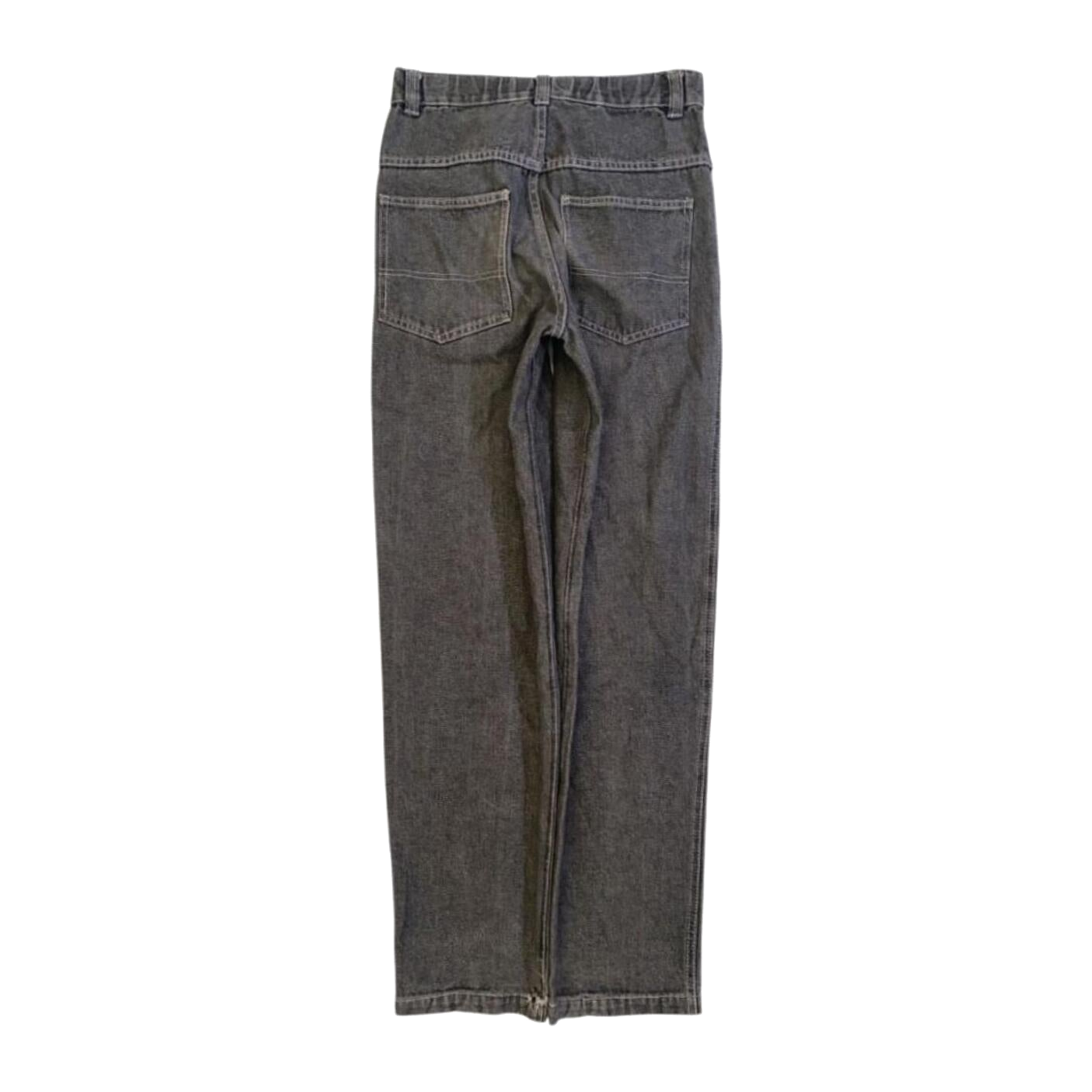 997 Ex Jeans Women's Y2K Midrise Straight Leg Denim Jean Grey 4