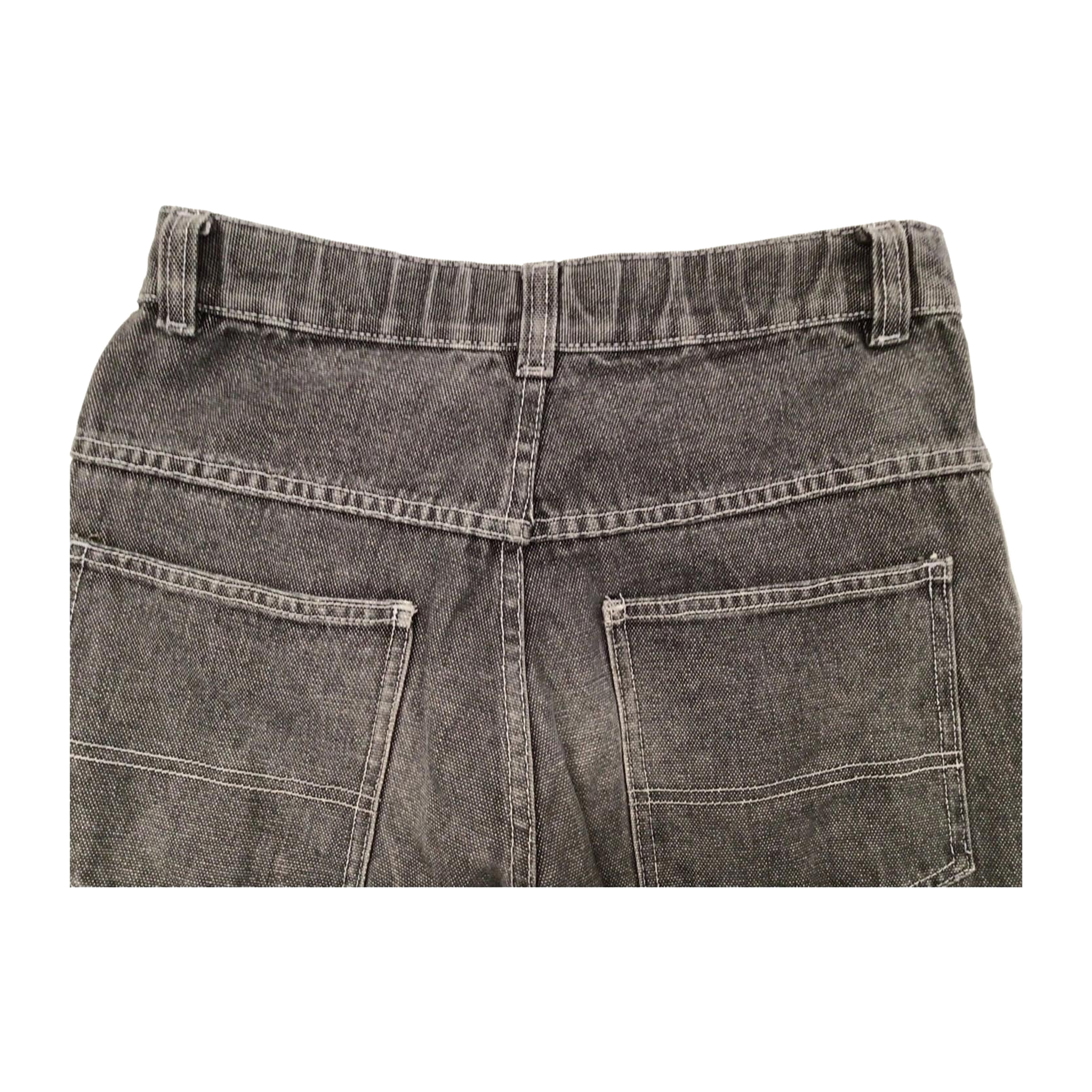 997 Ex Jeans Women's Y2K Midrise Straight Leg Denim Jean Grey 4