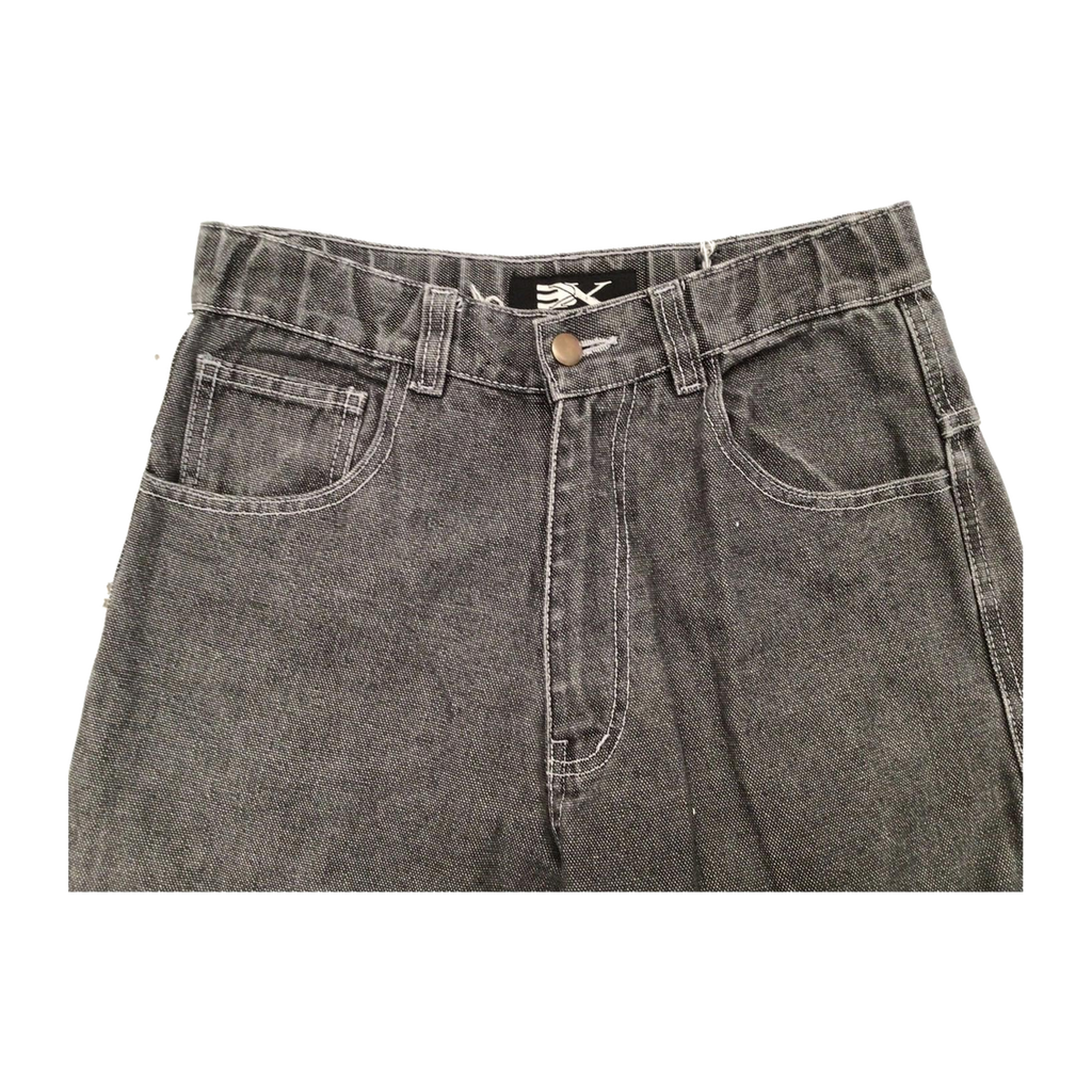 997 Ex Jeans Women's Y2K Midrise Straight Leg Denim Jean Grey 4