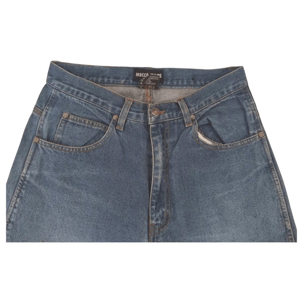 Mecca Y2K Men's Hip Hop Relaxed Fit Denim Jeans W30 L25