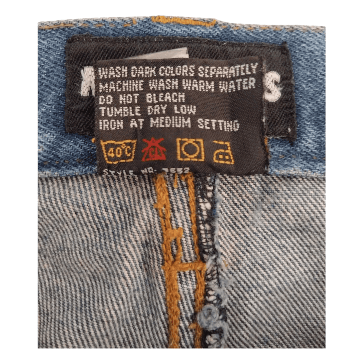 Mecca Y2K Men's Hip Hop Relaxed Fit Denim Jeans W30 L25