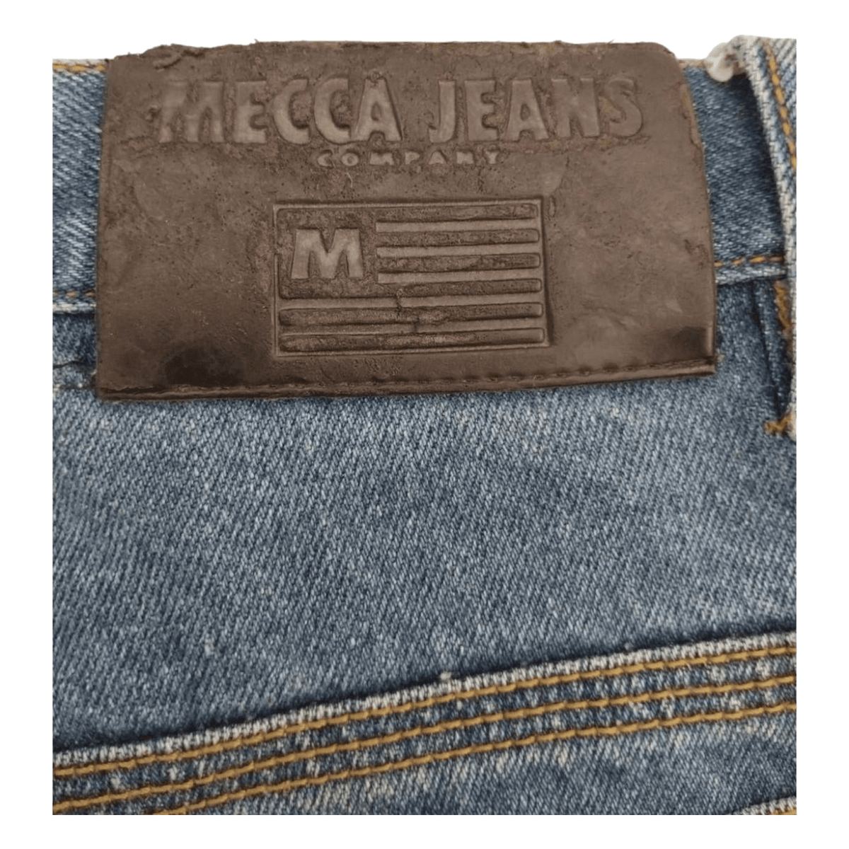Mecca Y2K Men's Hip Hop Relaxed Fit Denim Jeans W30 L25