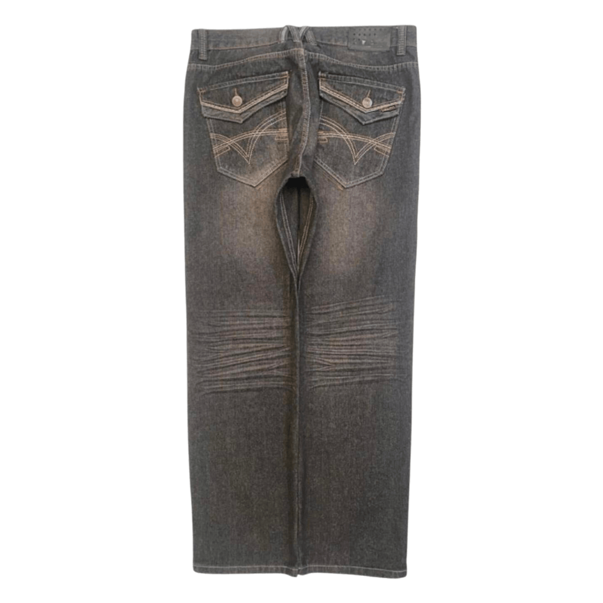 Most OFCL Y2K Men's Straight Leg Denim Jeans Grey W36 L32