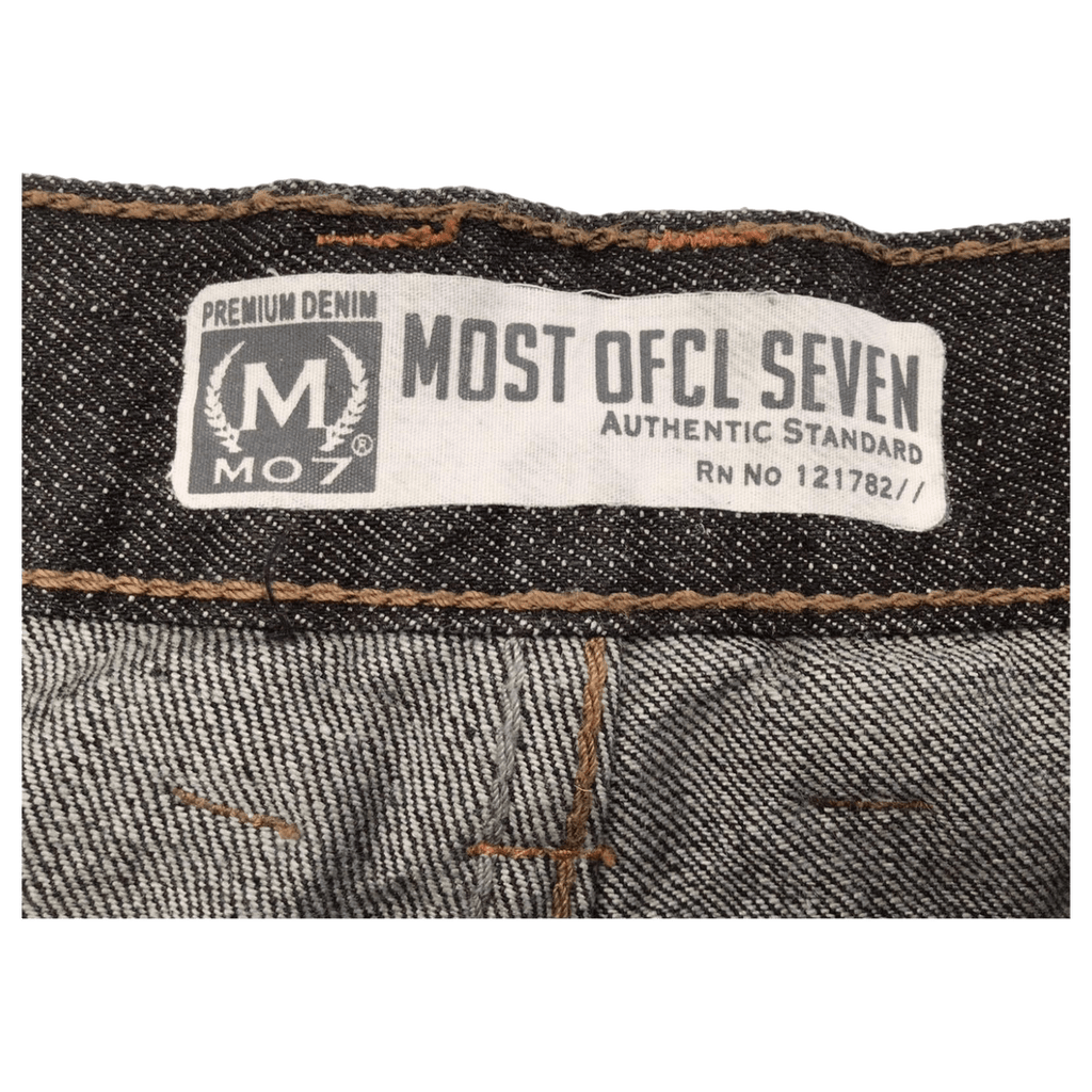 Most OFCL Y2K Men's Straight Leg Denim Jeans Grey W36 L32