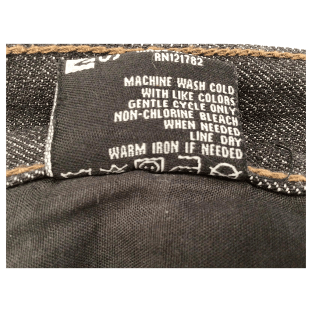 Most OFCL Y2K Men's Straight Leg Denim Jeans Grey W36 L32