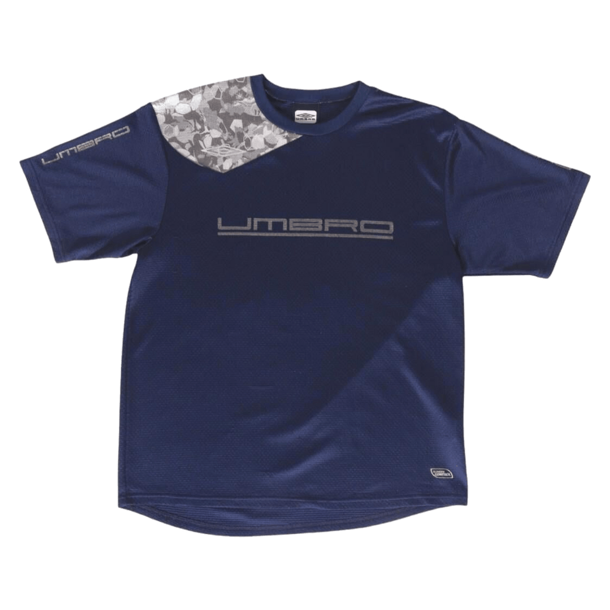 Vintage Umbro Japan by Descente Men's Short Sleeve Athletic T Shirt Navy L