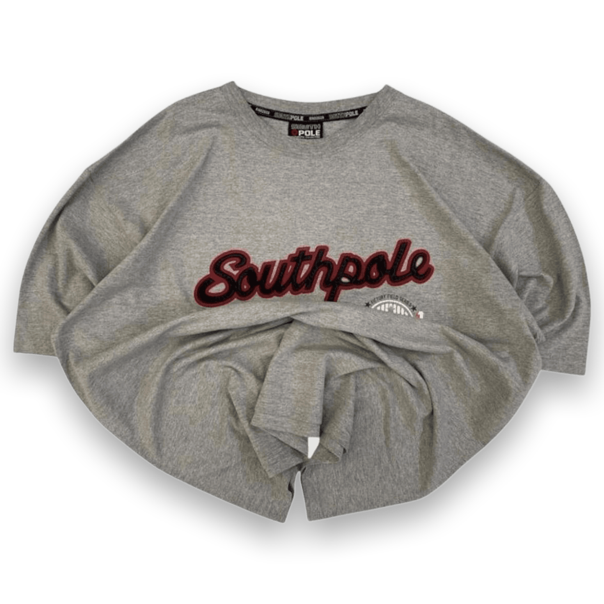Southpole Men's Y2K Graphic Logo Short Sleeve T Shirt Grey XXL