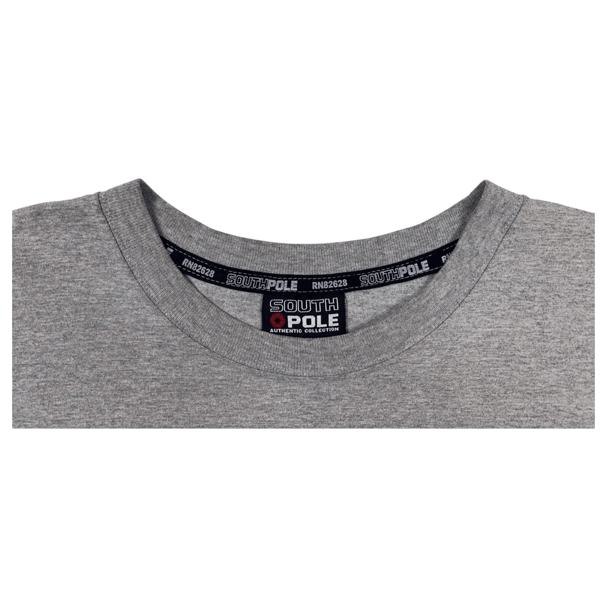Southpole Men's Y2K Graphic Logo Short Sleeve T Shirt Grey XXL