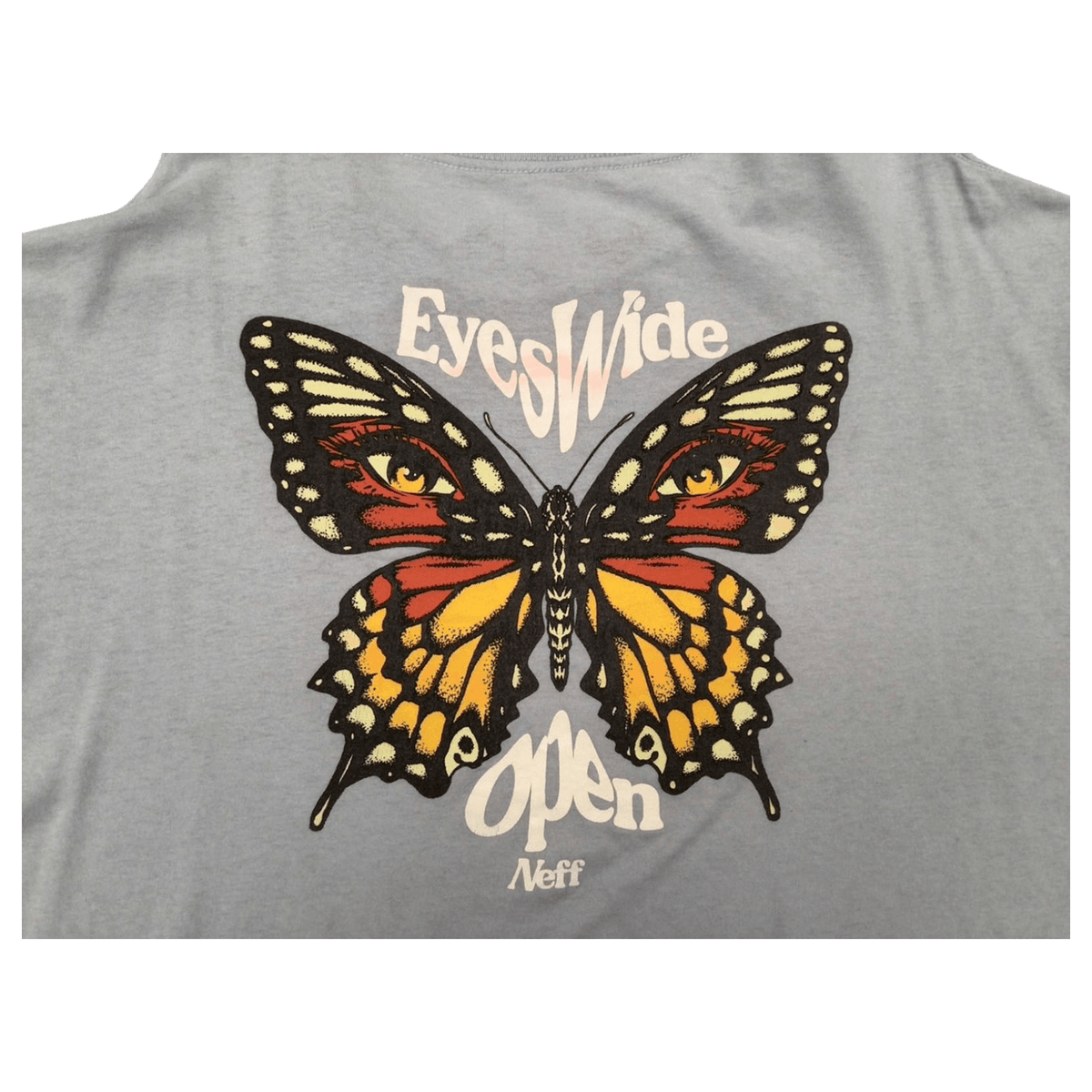 Neff Y2K Butterfly Short Sleeve T Shirt Powder Blue XL