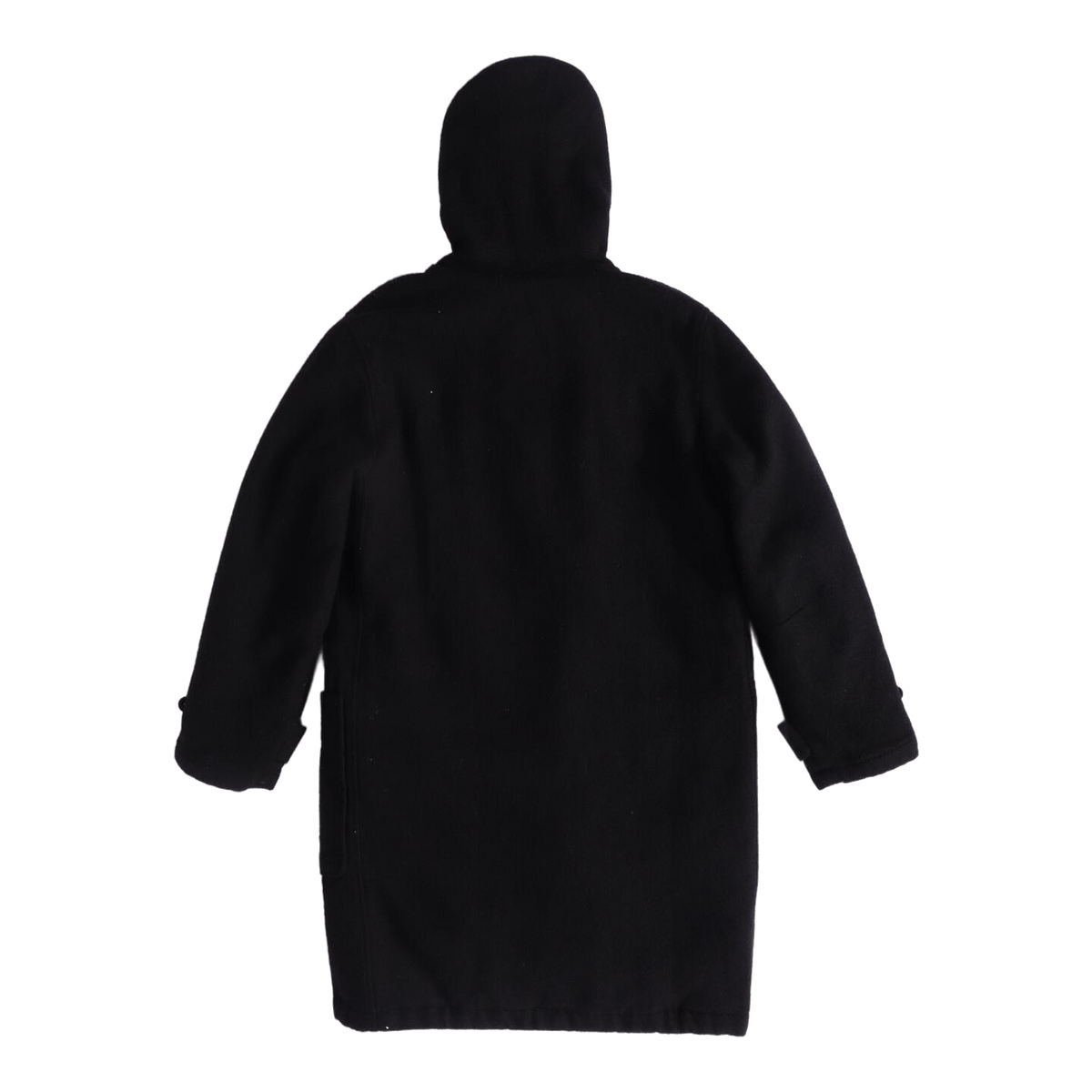 Lemaire X Uniqlo Women's Wool Blend Hooded Overcoat Black L