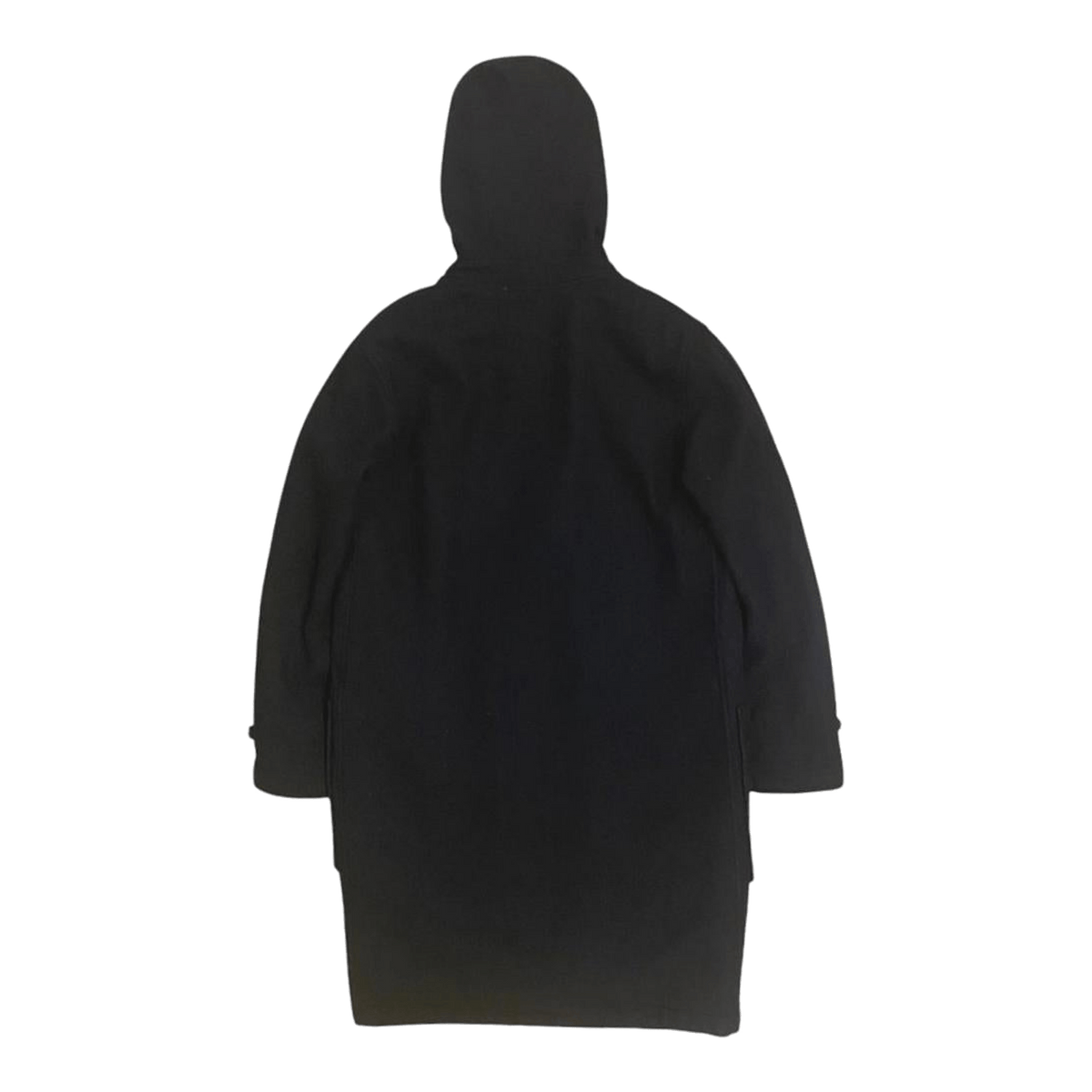 Lemaire X Uniqlo Women's Wool Blend Hooded Overcoat Black L